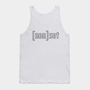 [non]set band logo Tank Top